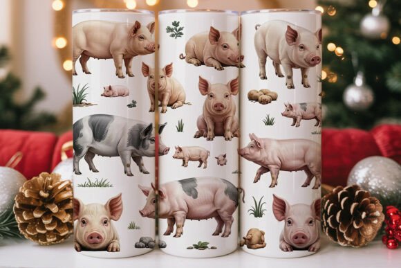 Baby Pig Watercolor Tumbler Wrap Review