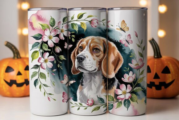 Beagle Flowers 20oz Tumbler Wrap Review