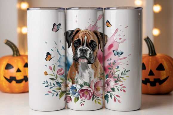 Boxer Dog Floral Tumbler Wrap Review
