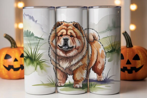 Chow Chow Dog Tumbler Wrap Design Review