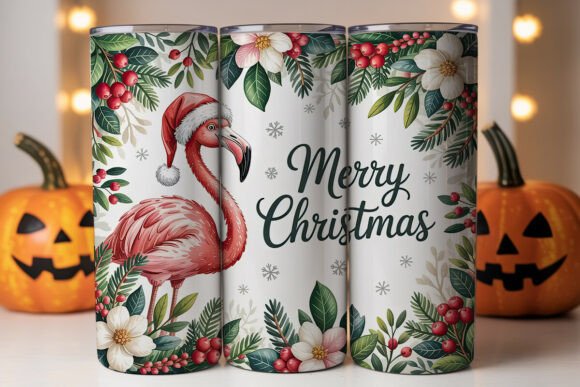 Christmas Flamingo Tumbler Design Review