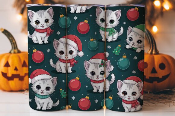 Christmas Kittens Tumbler Wrap Design Review