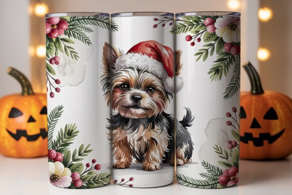 Christmas Yorkie Floral 20oz Tumbler Review