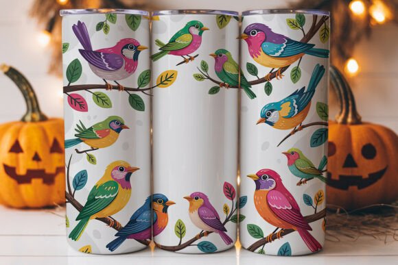 Colorful Birds Tumbler Wrap Review