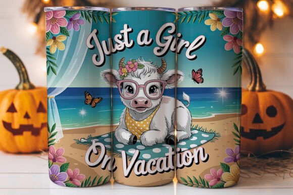 Cow Beach Vacation Tumbler Wrap Review