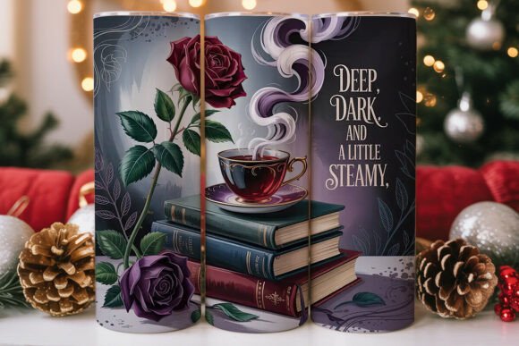 Dark Academia Rose Tumbler Wrap Review