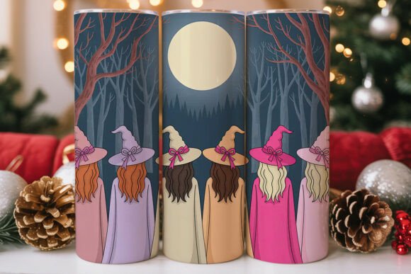 Enchanted Witches Support Tumbler Wrap Design Review