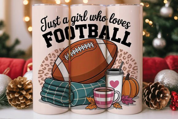 Football Girl Fall Vibes Tumbler Wrap Design Review