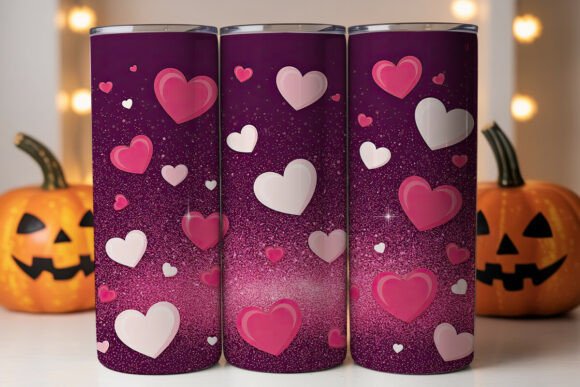 Glitter Hearts Tumbler Wrap Review