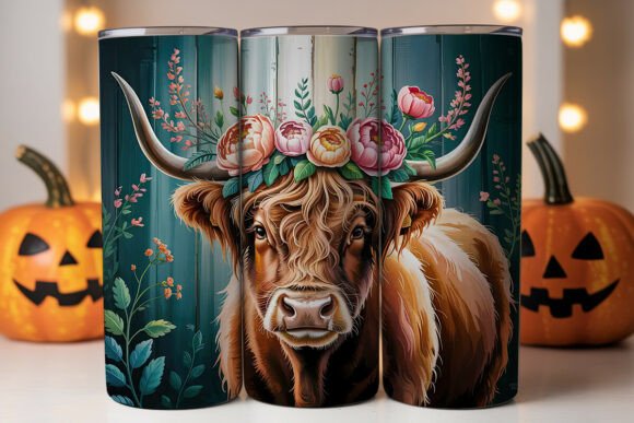 Highland Cow Floral 20oz Tumbler Wrap Review