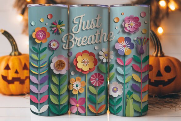 Just Breathe Floral Tumbler Wrap Review