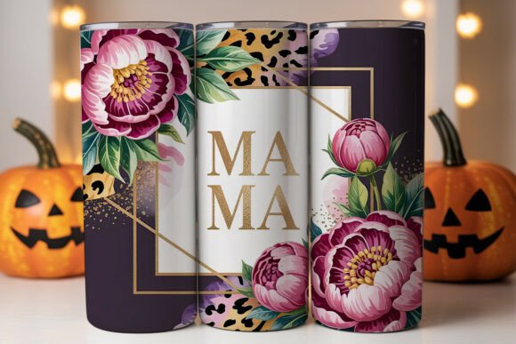 Mama Peony Leopard Tumbler Wrap Design Review