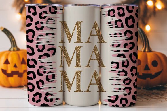Mamma Leopard Glitter Tumbler Wrap Review