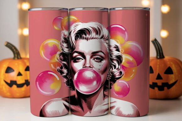 Marilyn Bubblegum 20oz Tumbler Wrap Review
