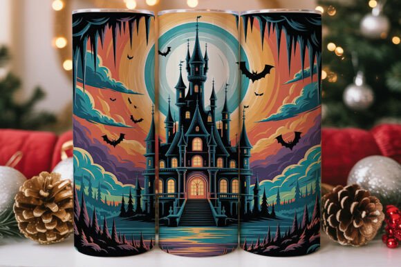 Mystic Gothic Castle Tumbler Wrap Design Review