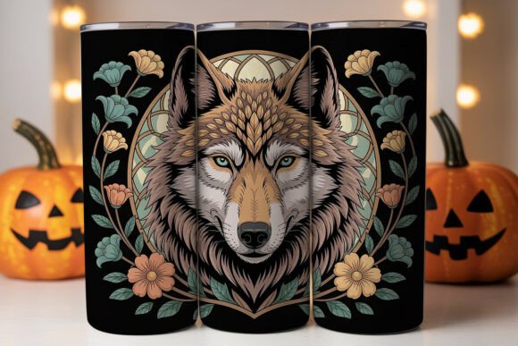 Mystical Wolf Tumbler Wrap Design Review