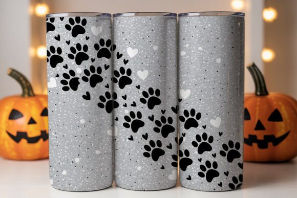 Paw Print Glitter 20oz Tumbler Design Review