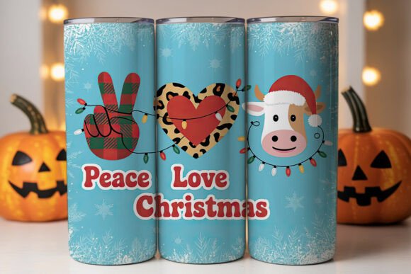 Peace Love Christmas Tumbler Wrap Review