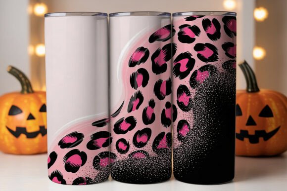 Pink Leopard Glitter Tumbler Wrap Design Review