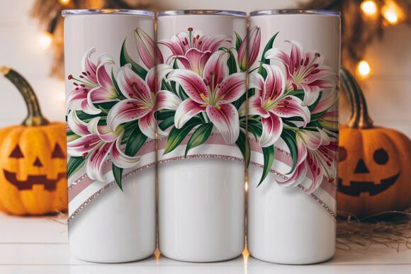 Pink Lily Glitter Tumbler Wrap Review