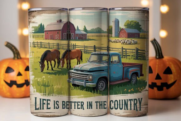 Rustic Country Life Tumbler Wrap Review