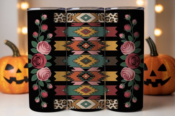 Southwestern Rose Leopard Tumbler Wrap Design Review