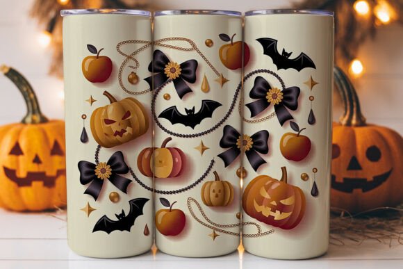Spooky Glam Halloween Tumbler Wrap Review