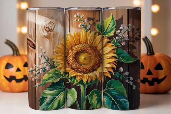 Sunflower Wood Grain Tumbler Wrap Review