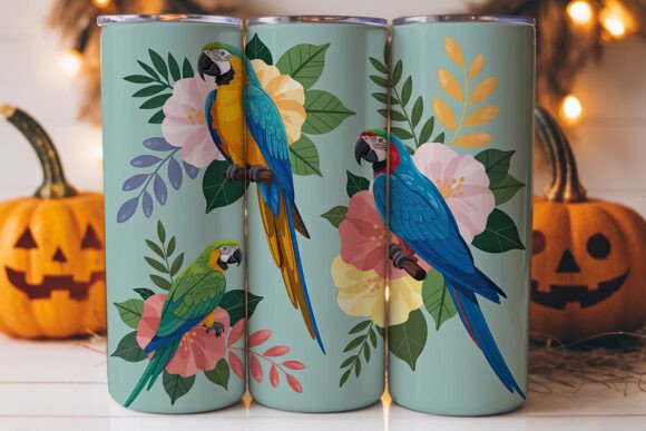 Tropical Macaw Paradise Tumbler Wrap Design Review
